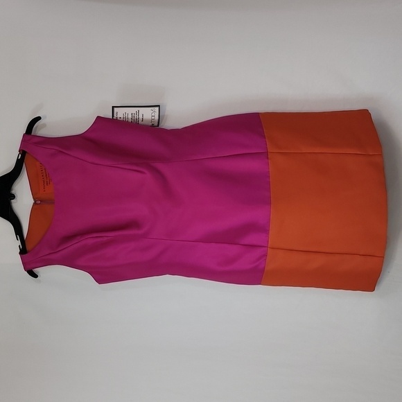 B Michael America Satin Color Block Dress - Picture 12 of 17